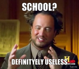 school-definityely-useless